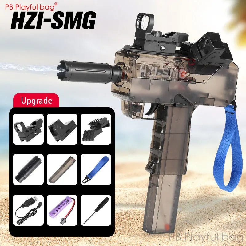 UZI Electric Water Gun Automatic Summer Water Blaster for Kids & Adults