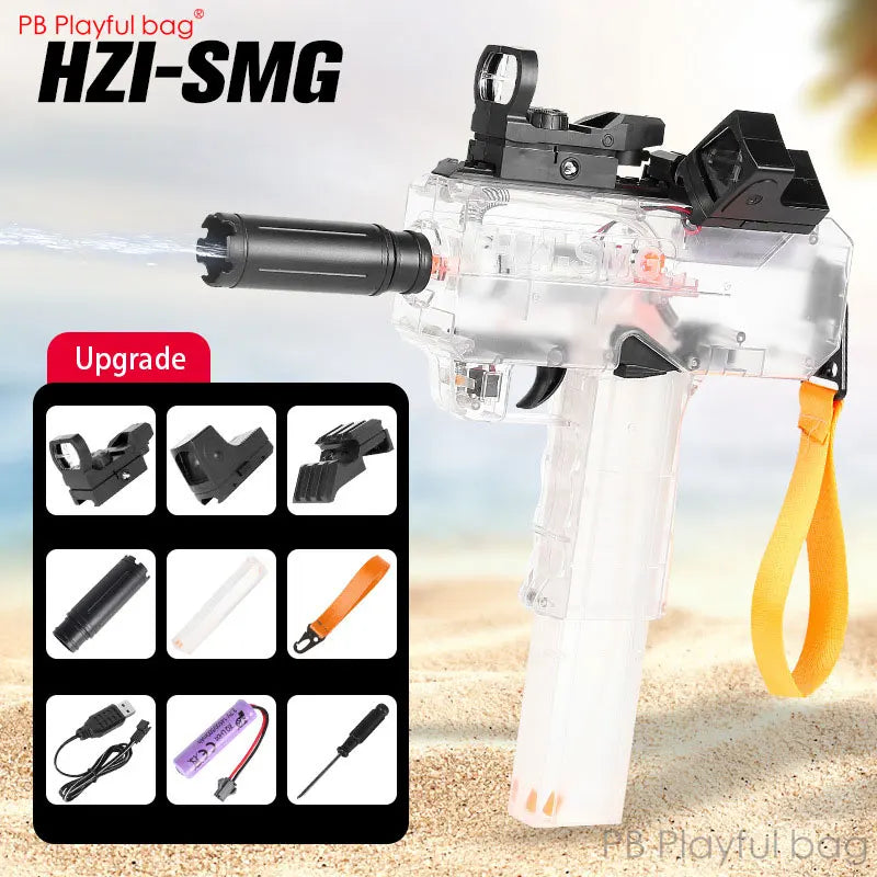 UZI Electric Water Gun Automatic Summer Water Blaster for Kids & Adults