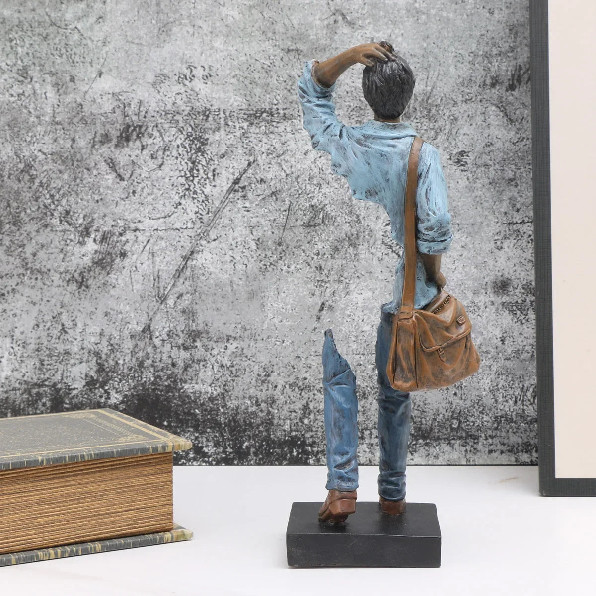Traveler Abstract Sculpture Resin Modern Decor for Home and Office