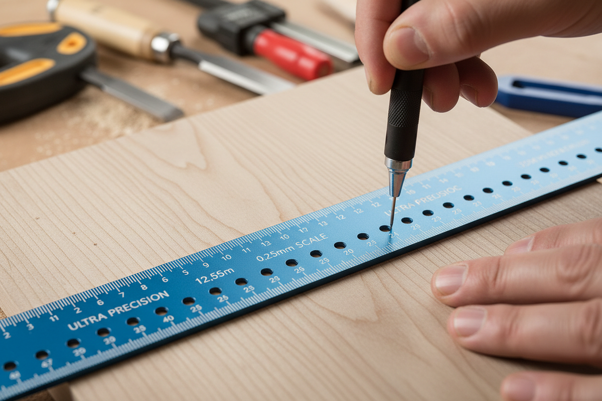 Ultra Precision Marking Ruler – 0.25mm, 4 Sizes, No Parallax