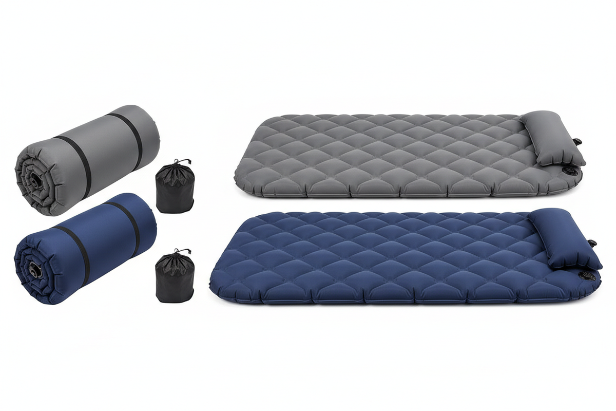 Ultralight Inflatable Air Mattress – TPU, Camping, 2 Colors