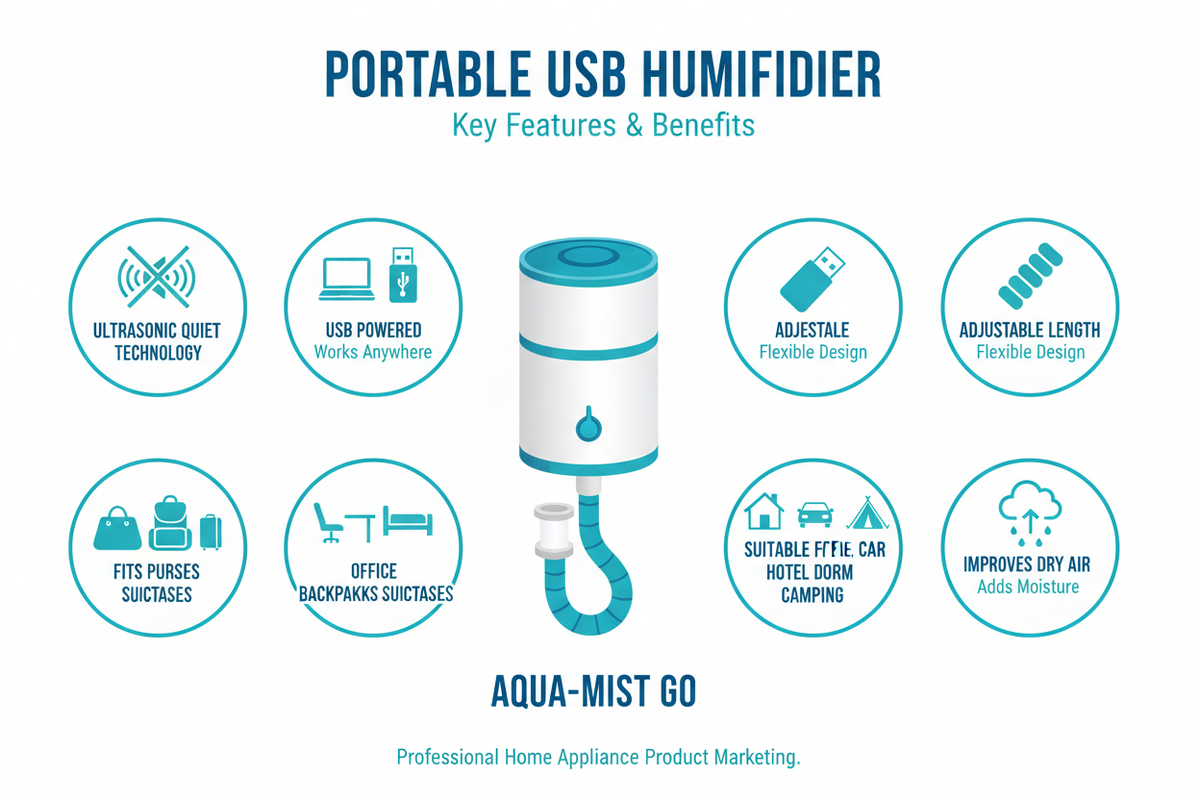 Ultrasonic Portable Air Humidifier