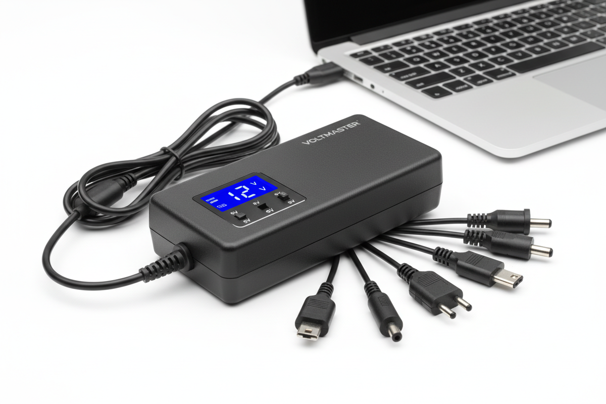 Universal AC to DC Power Adapter – Multi-Voltage 5V 9V 12V