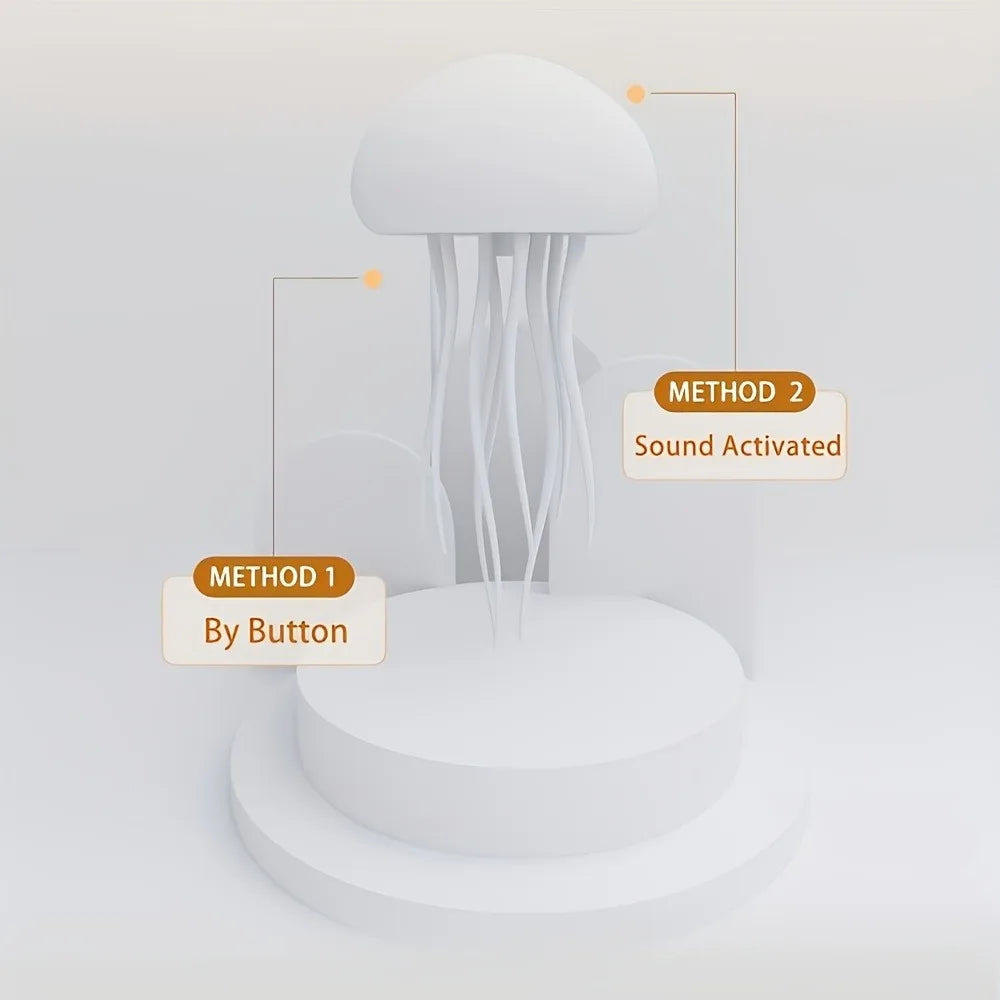 Bionic Jellyfish Lamp – Voice Control Dancing RGB Night Light
