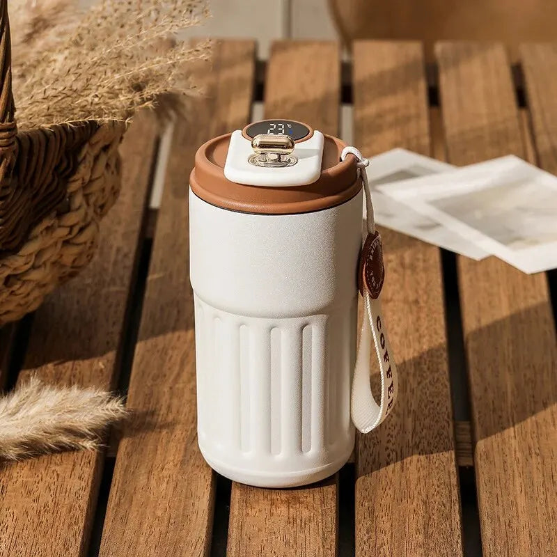 Smart Temperature Display Thermos 300g Stainless Steel Insulated Travel Cup