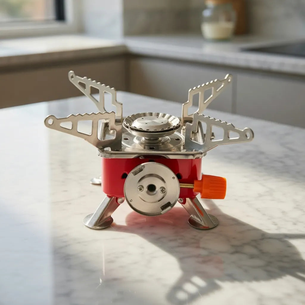 Windproof Foldable Camping Stove – 4000W, Boils 1L in 4 Min