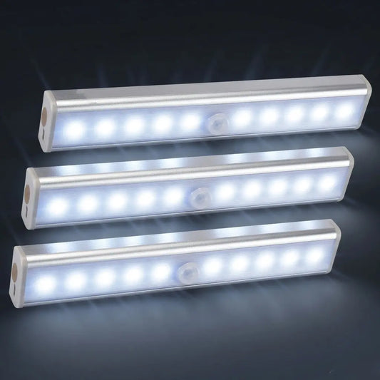 Wireless LED Motion Sensor Cabinet Light – PIR, No Wiring