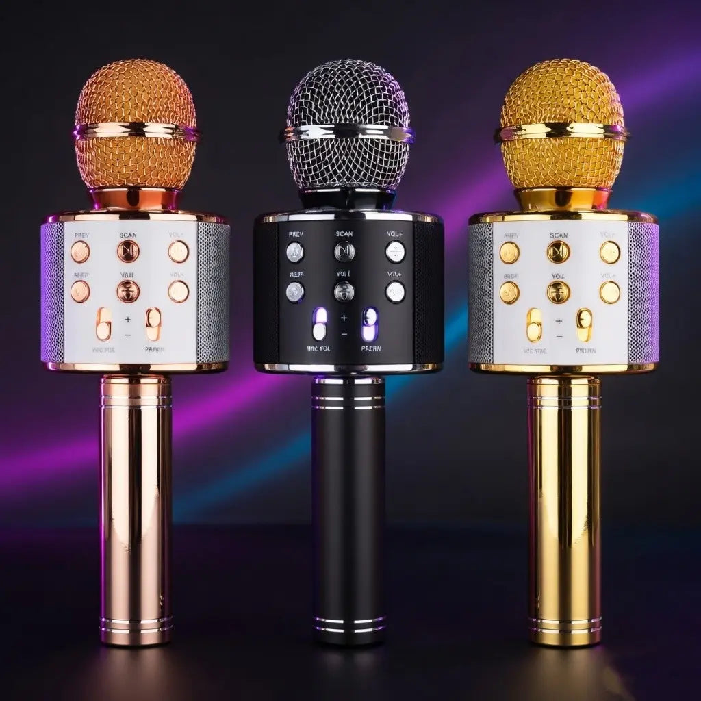 Wireless Magic Karaoke Microphone – Bluetooth, 5-Hour Battery