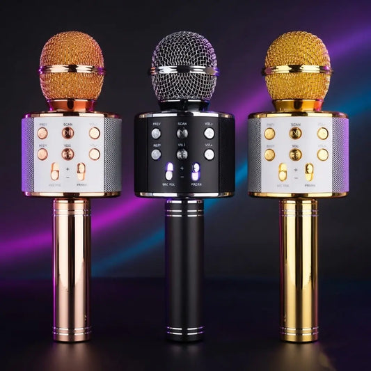 Wireless Magic Karaoke Microphone – Bluetooth, 5-Hour Battery