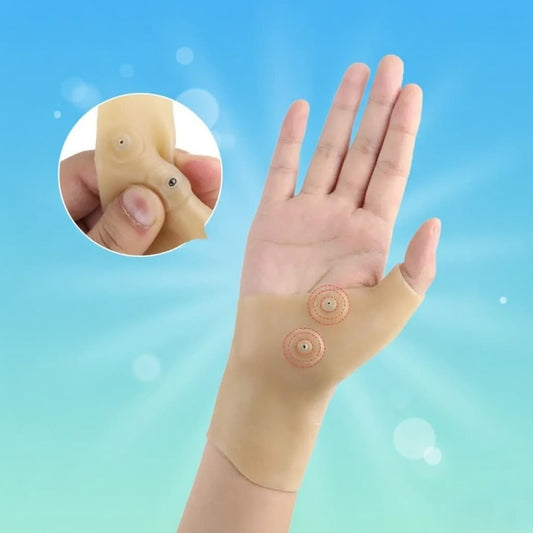 Wrist & Thumb Therapy Gloves – Magnetic Pain Relief Silicone