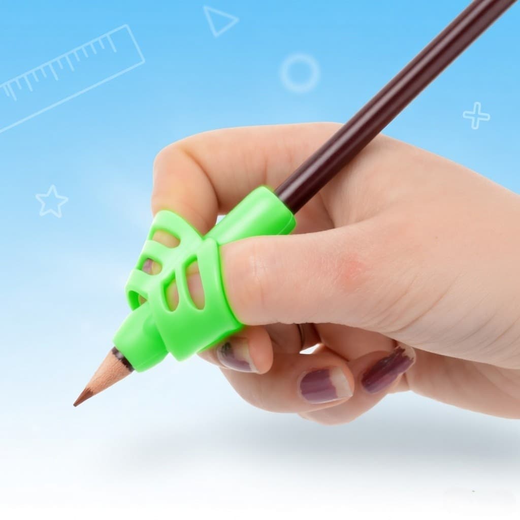 Writing Training Pencil Grips – Soft Silicone 3-Pack Kids