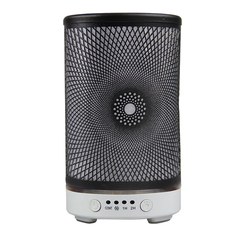 Wrought Iron Aroma Diffuser 100ml Ultrasonic Humidifier & 7-Color LED Light
