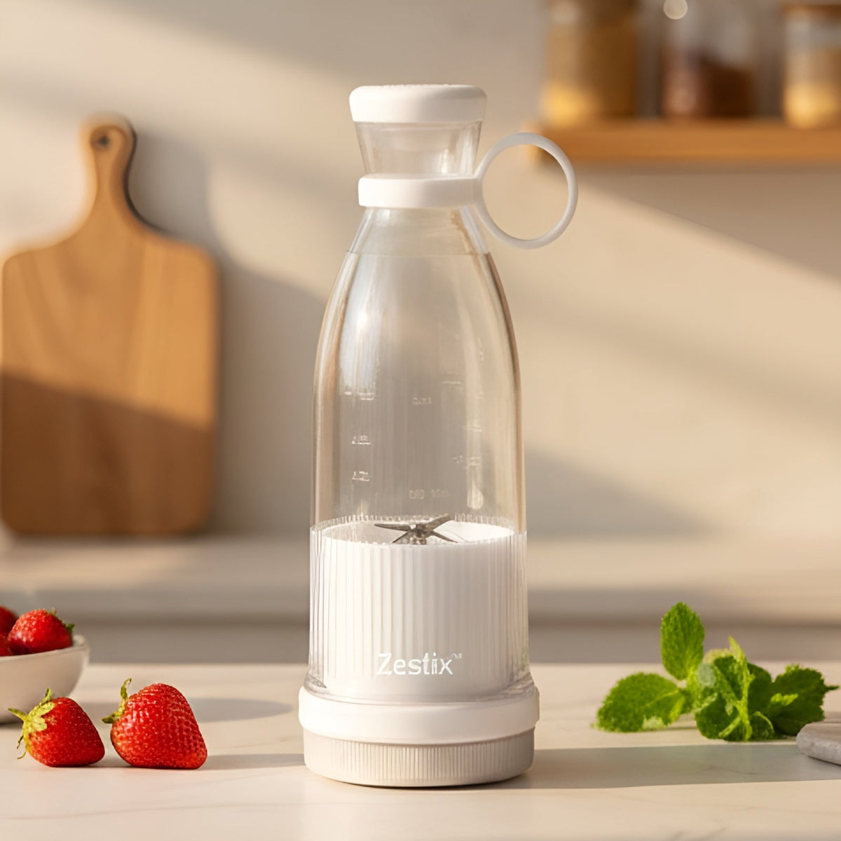 Zestix Portable Self-Cleaning Blender Bottle (18,000 RPM)