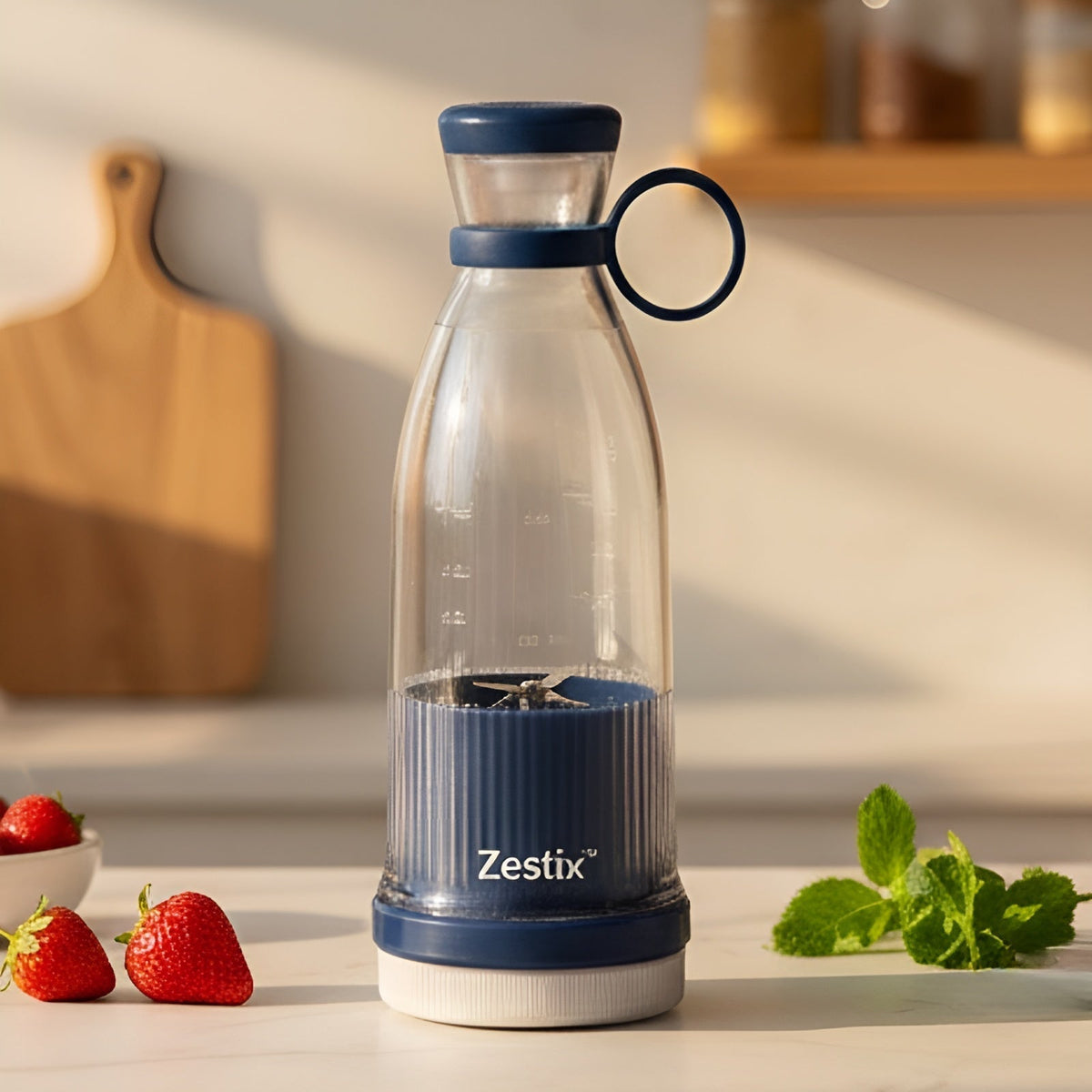 Zestix Portable Self-Cleaning Blender Bottle (18,000 RPM)