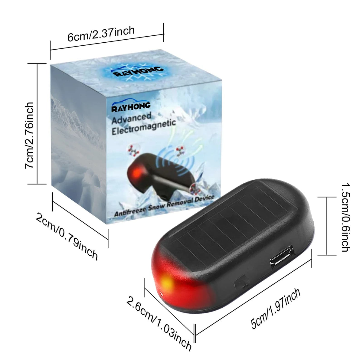 Electromagnetic Antifreeze Car Snow Removal Device - Anti-Ice Window Jammer