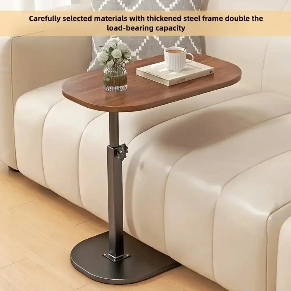 C-Shape Liftable Reversible Side Table – Laptop Desk & Nightstand