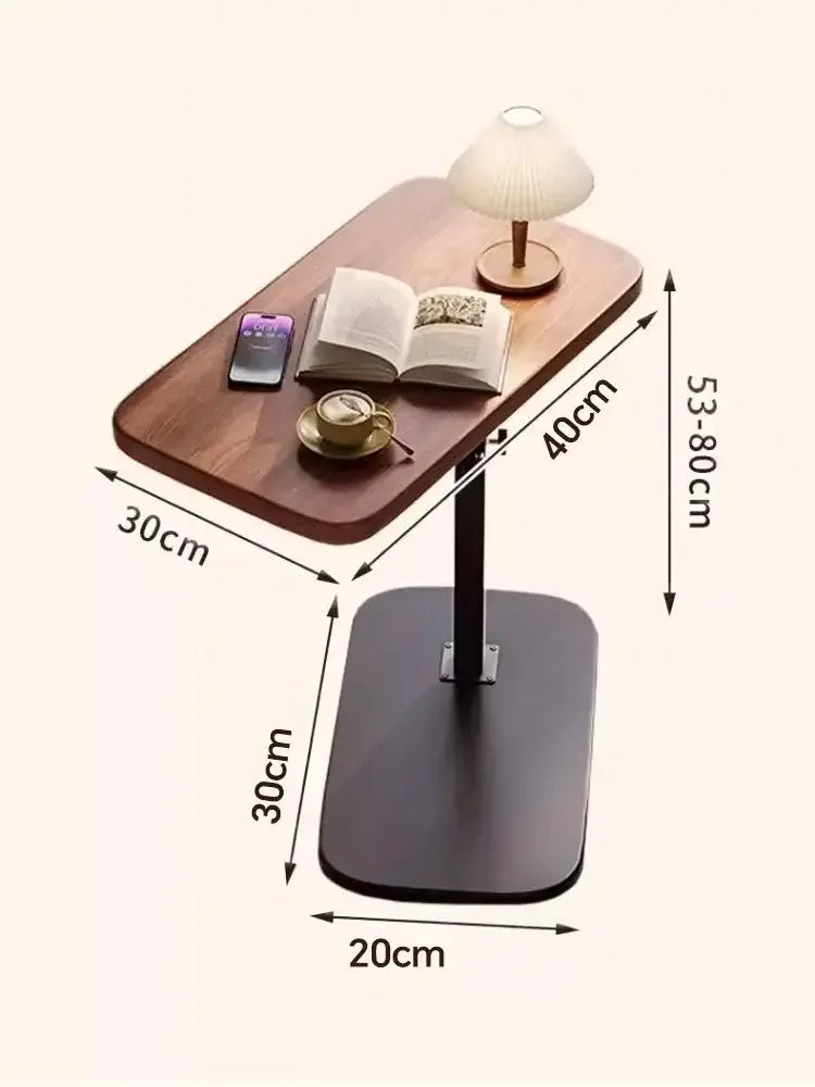 C-Shape Liftable Reversible Side Table – Laptop Desk & Nightstand