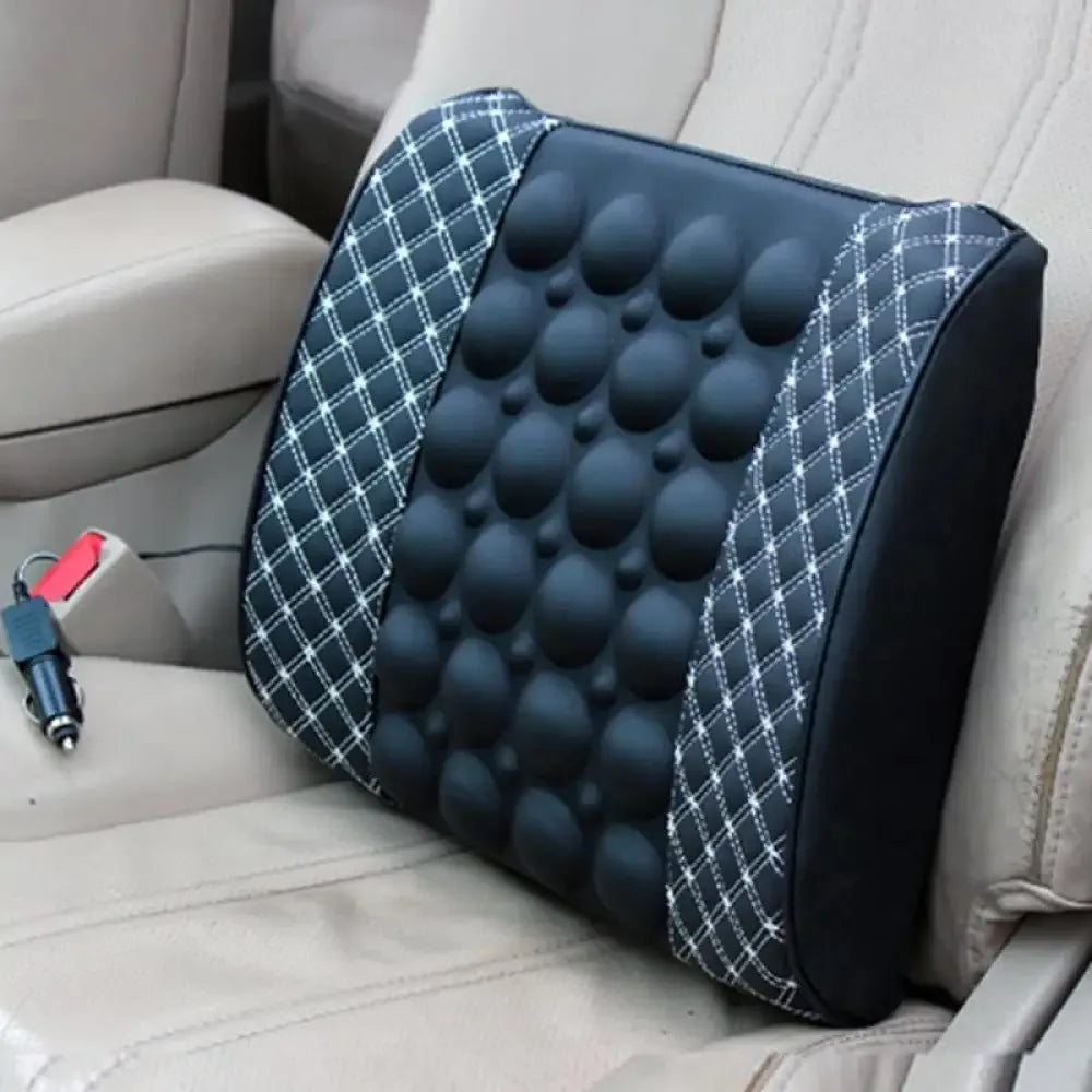 Car Massage Cushion Electric Lumbar Support Pillow