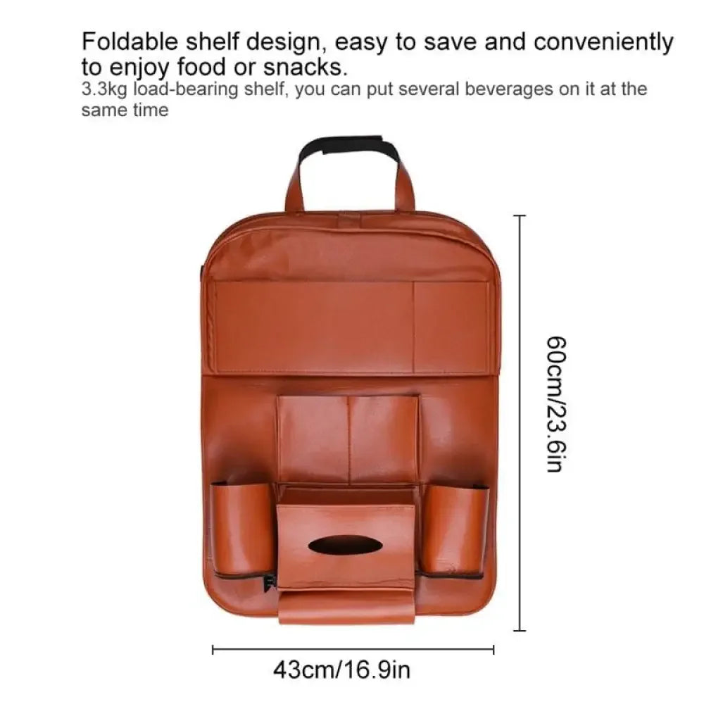 Car Organizing Seat Saver Backrest Storage Bag