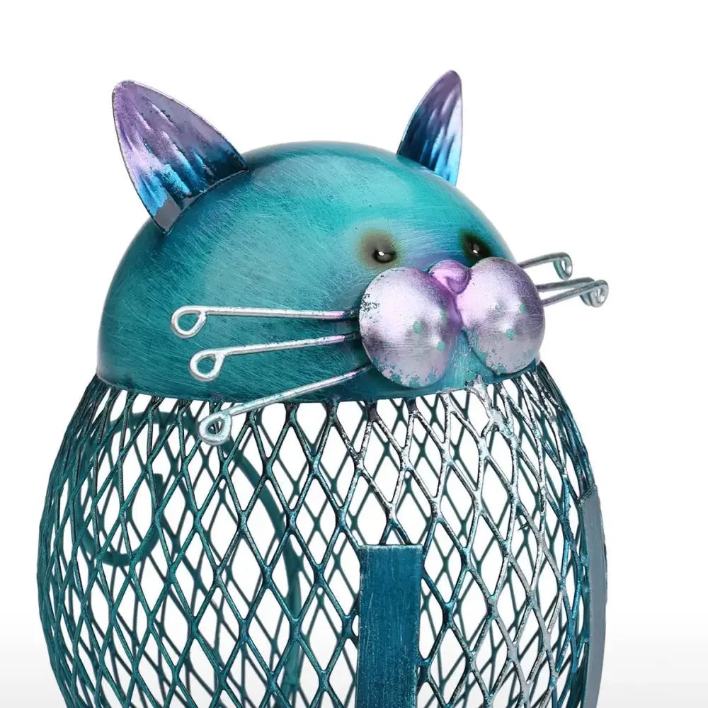 Cat-shaped piggy bank