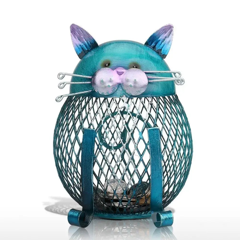 Cat-shaped piggy bank