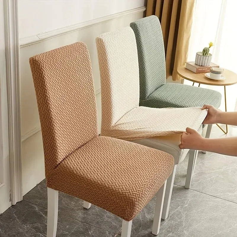 Universal Elastic Chair Cover – Spandex Stretch Seat Protector Dining Room