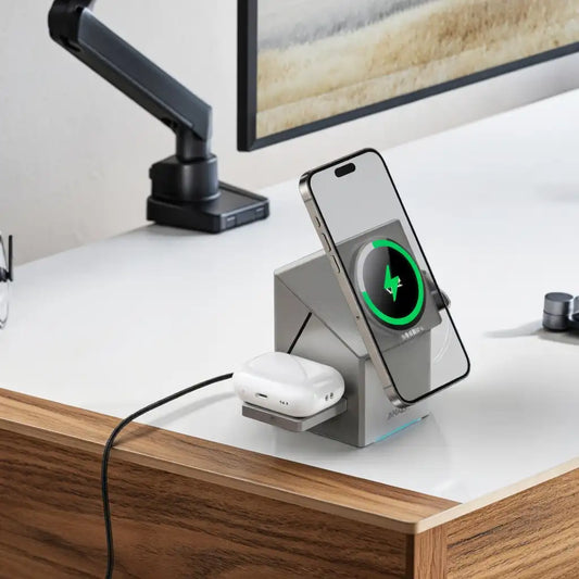 Magic Cube Auto-Rotating Wireless Charging Station for iPhone