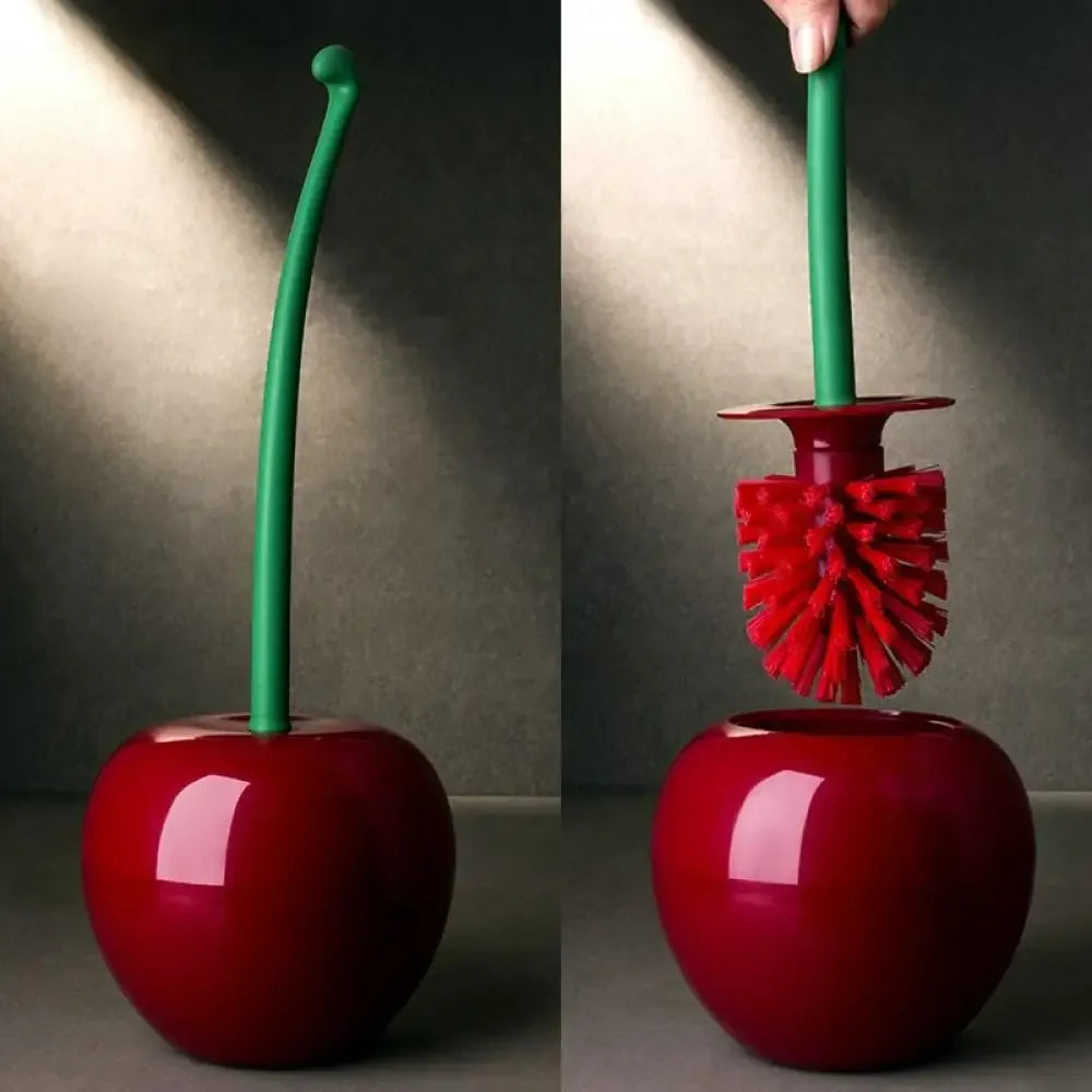 Creative Lovely Cherry Shape Toilet Brush