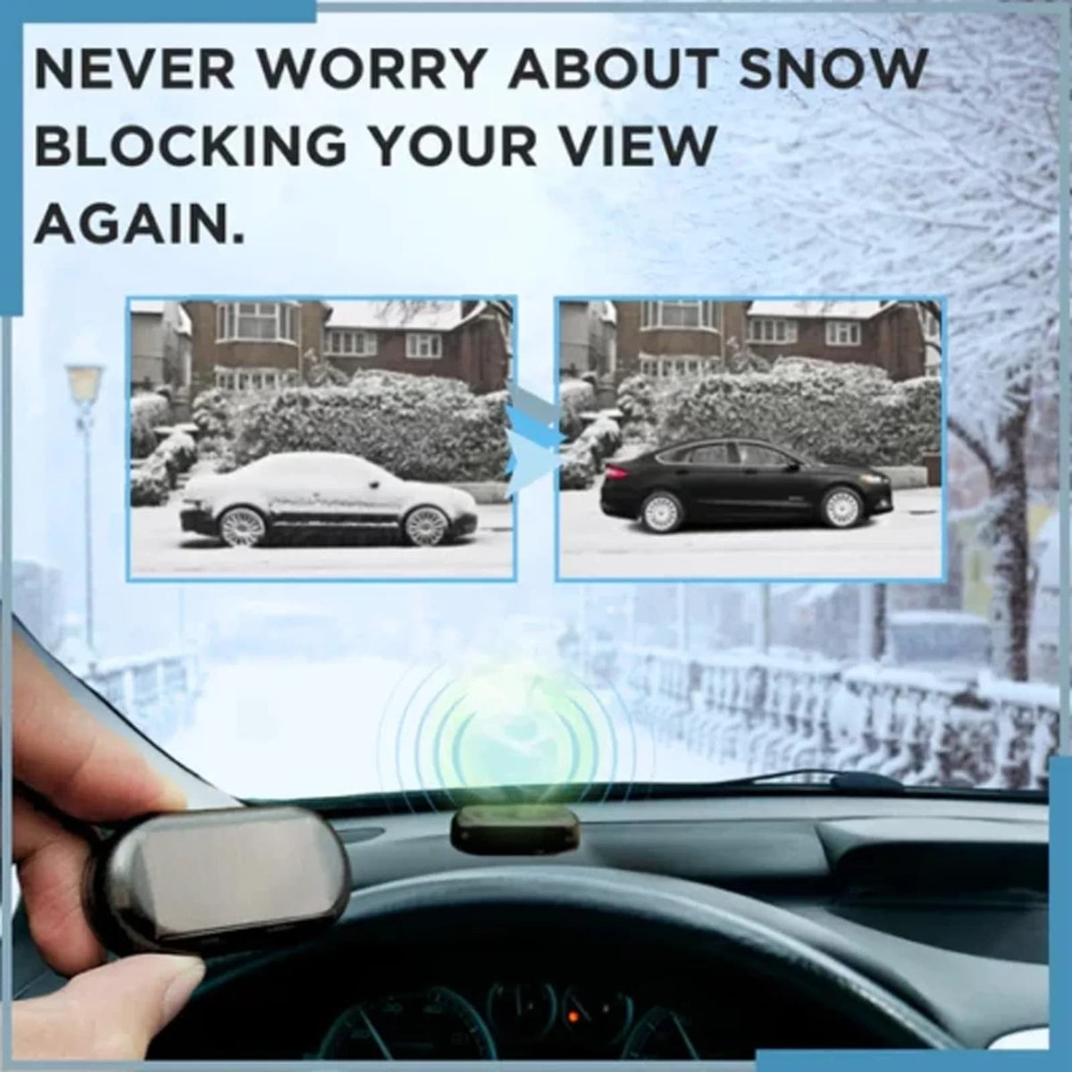Electromagnetic Antifreeze Car Snow Removal Device - Anti-Ice Window Jammer