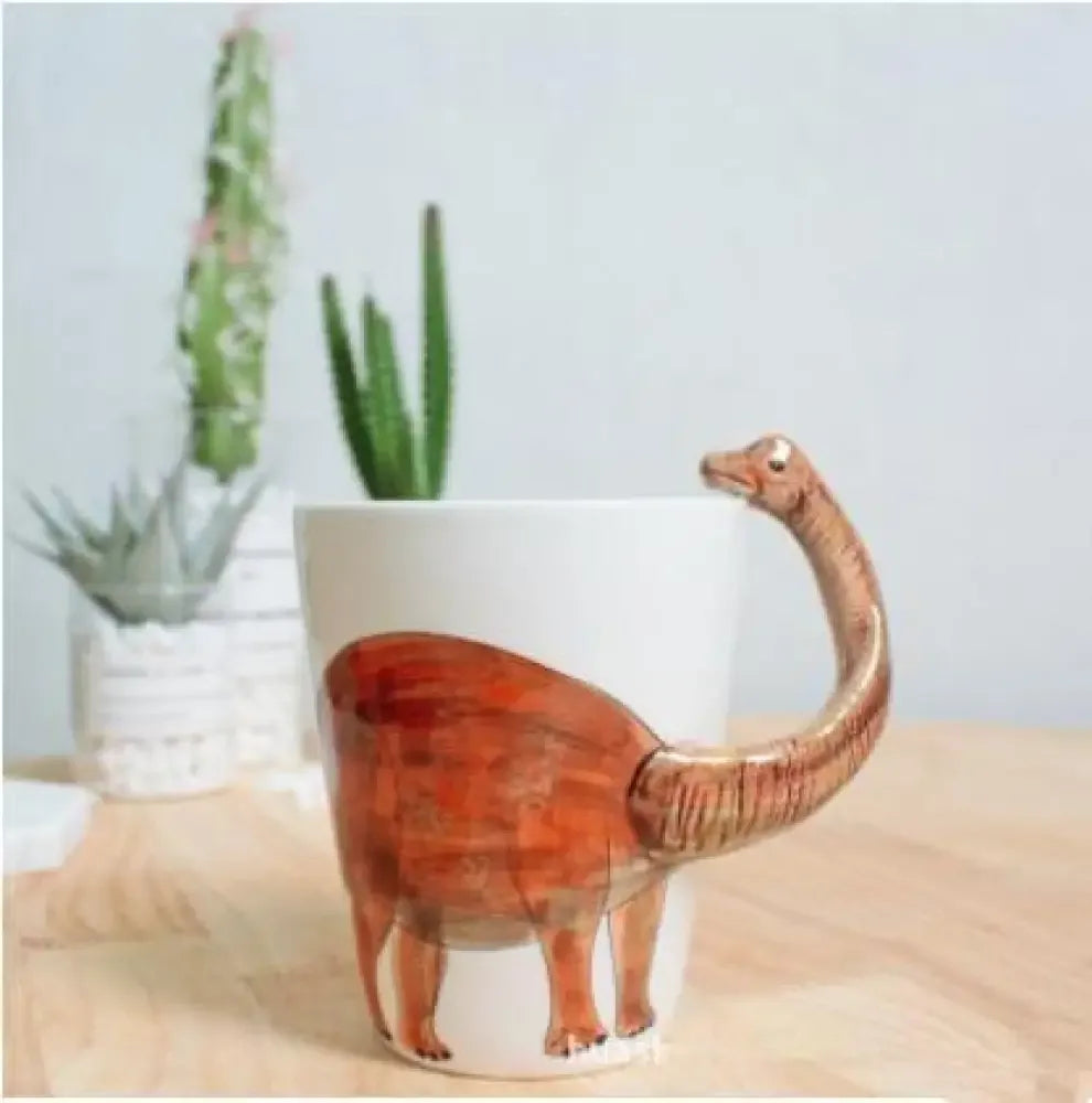 Dinosaur ceramic mug