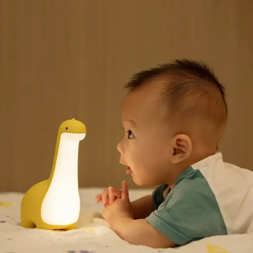 Dinosaur LED Night Light Dimmable Eye-Protection Lamp 15-Min Timer