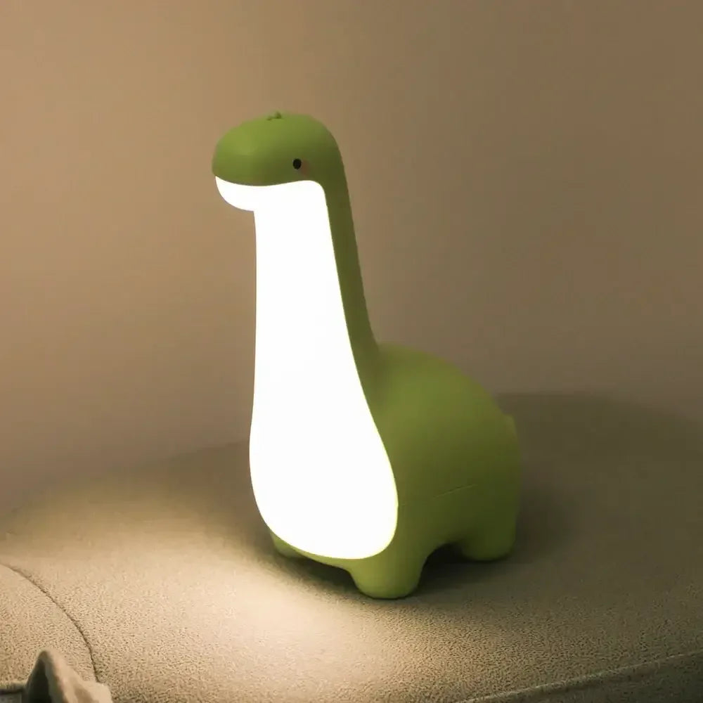 Dinosaur LED Night Light Dimmable Eye-Protection Lamp 15-Min Timer