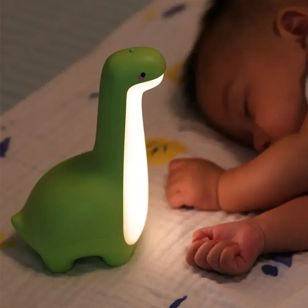 Dinosaur LED Night Light Dimmable Eye-Protection Lamp 15-Min Timer