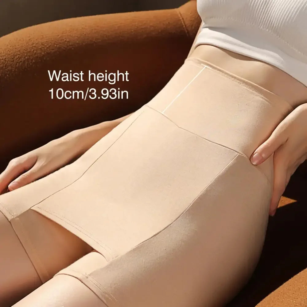 Double-layer Front Crotch Ice Silk Safety Shorts