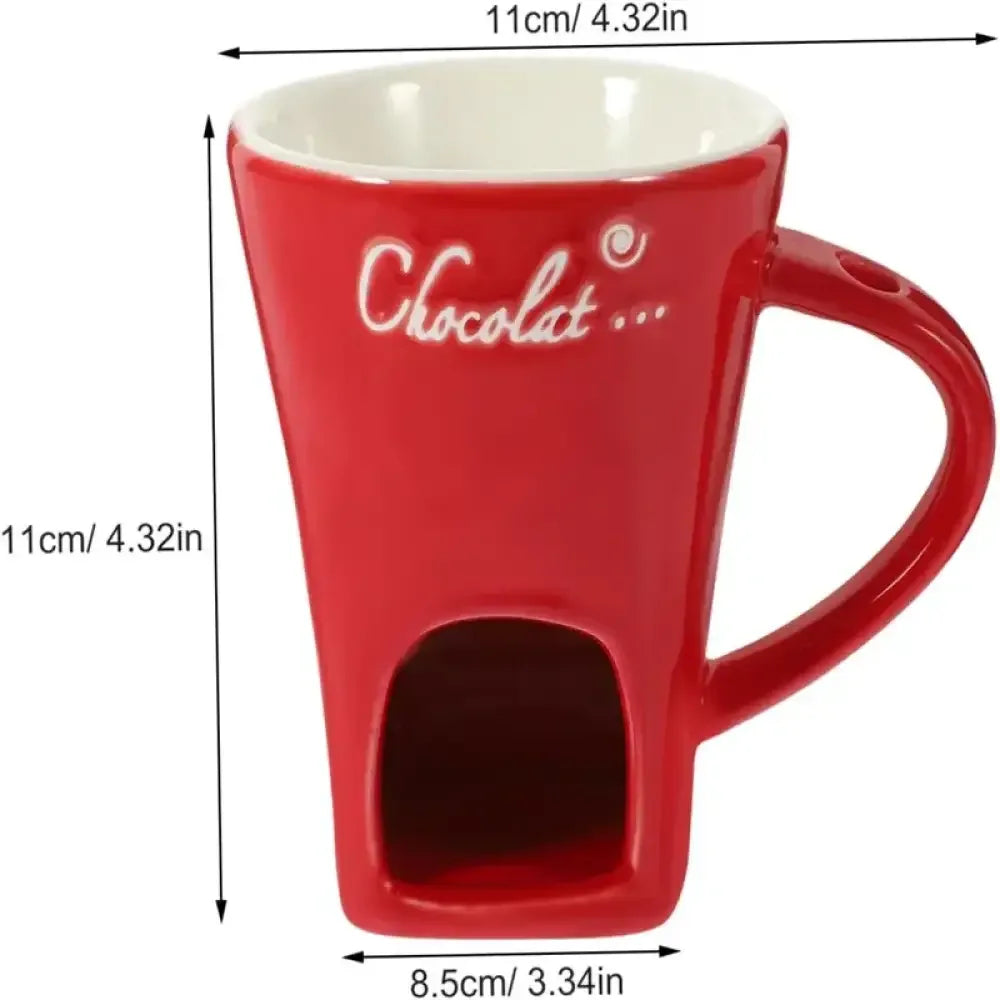 Double-Layer Heat-Resistant Ceramic Cup | Anti-Scald Design for Coffee, Tea