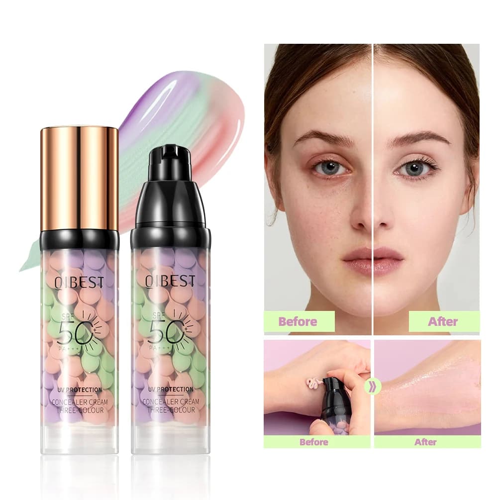 Tricolor Beauty Makeup Primer - Pack Of 2