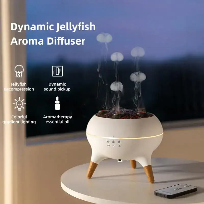 Remote Control Jellyfish Humidifier & Aroma Diffuser
