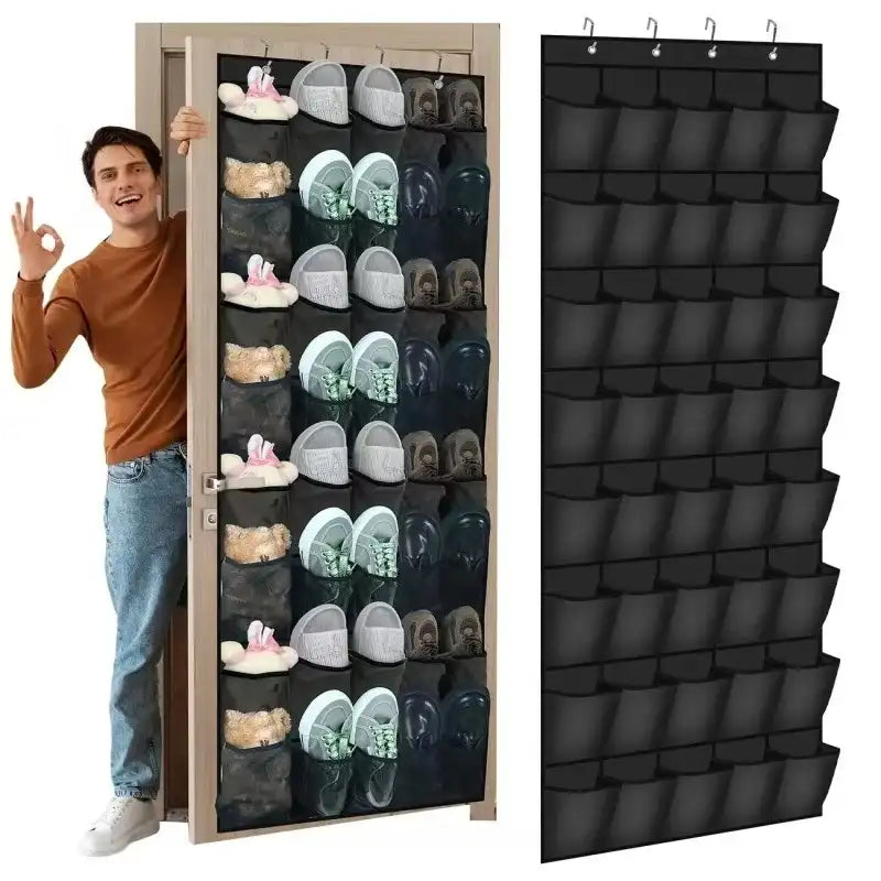 Over The Door Shoe Rack Hanging Shoe Organizer