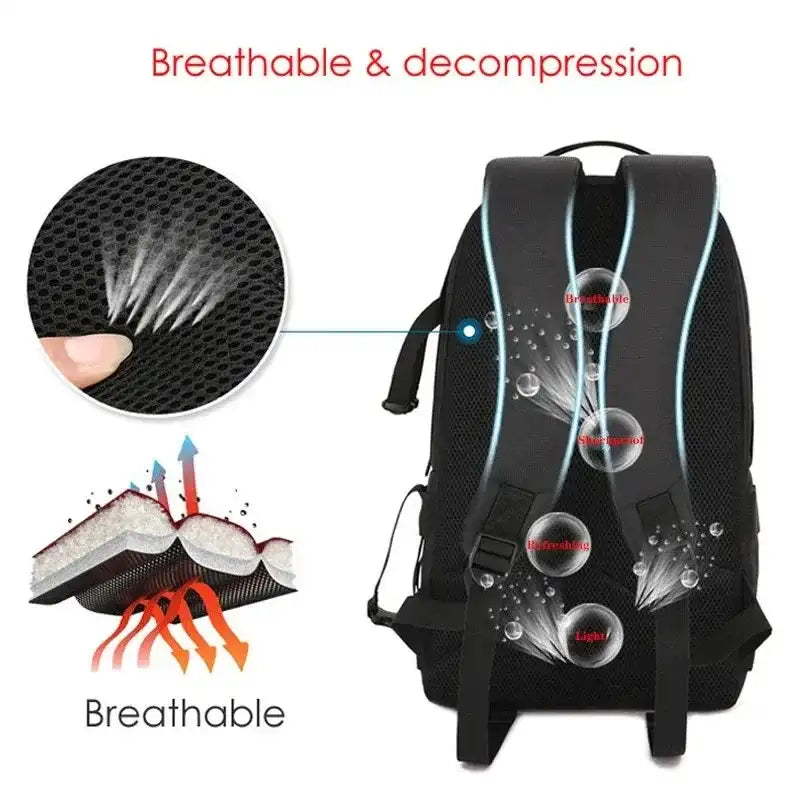 Large Capacity Waterproof DSLR Camera Backpack