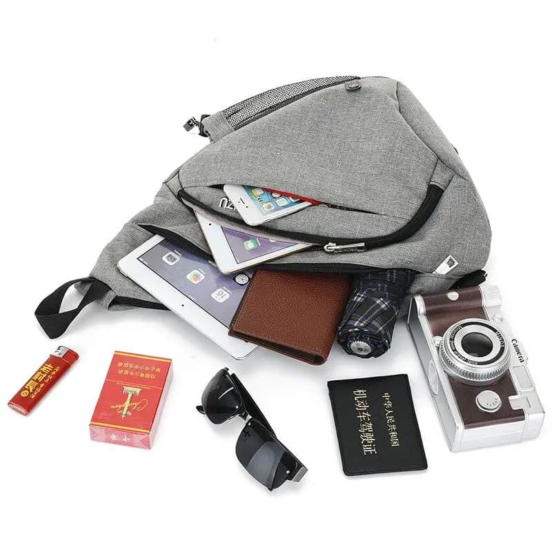 TravelPro™ USB Charging Sling Backpack — Anti-Theft Crossbody with USB Port