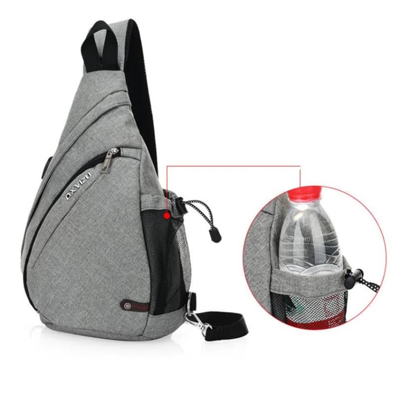 TravelPro™ USB Charging Sling Backpack — Anti-Theft Crossbody with USB Port