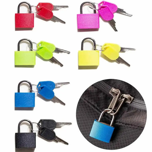 Travel Safe Padlock — Lightweight Keyed Lock for Luggage, Backpacks & Lockers