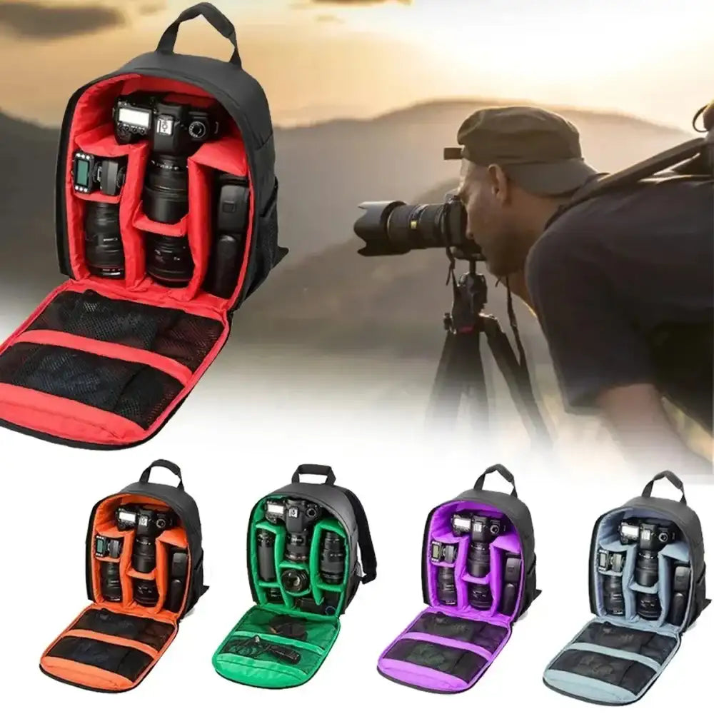 Waterproof DSLR Camera Backpack — Lightweight Multi-functional Photography Bag