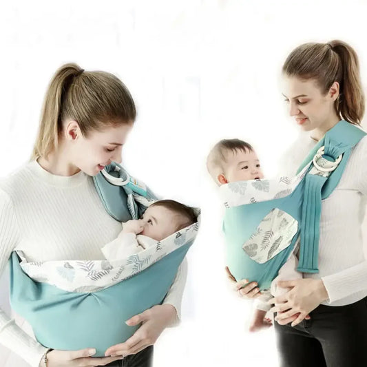 Dual-Use Baby Wrap Sling – Nursing Cover & Infant Carrier