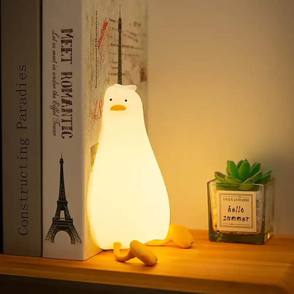 Duck Nightlights Led Night Light Duckling Rechargeable Lamp USB
