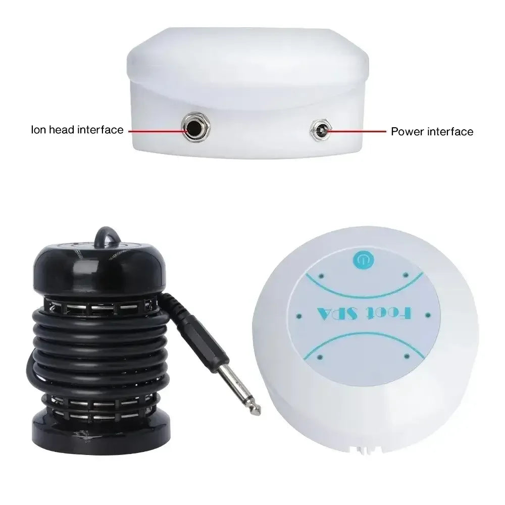 Electric Ionic Foot Detox Machine | Mini Portable Hydrotherapy Spa Massage Array