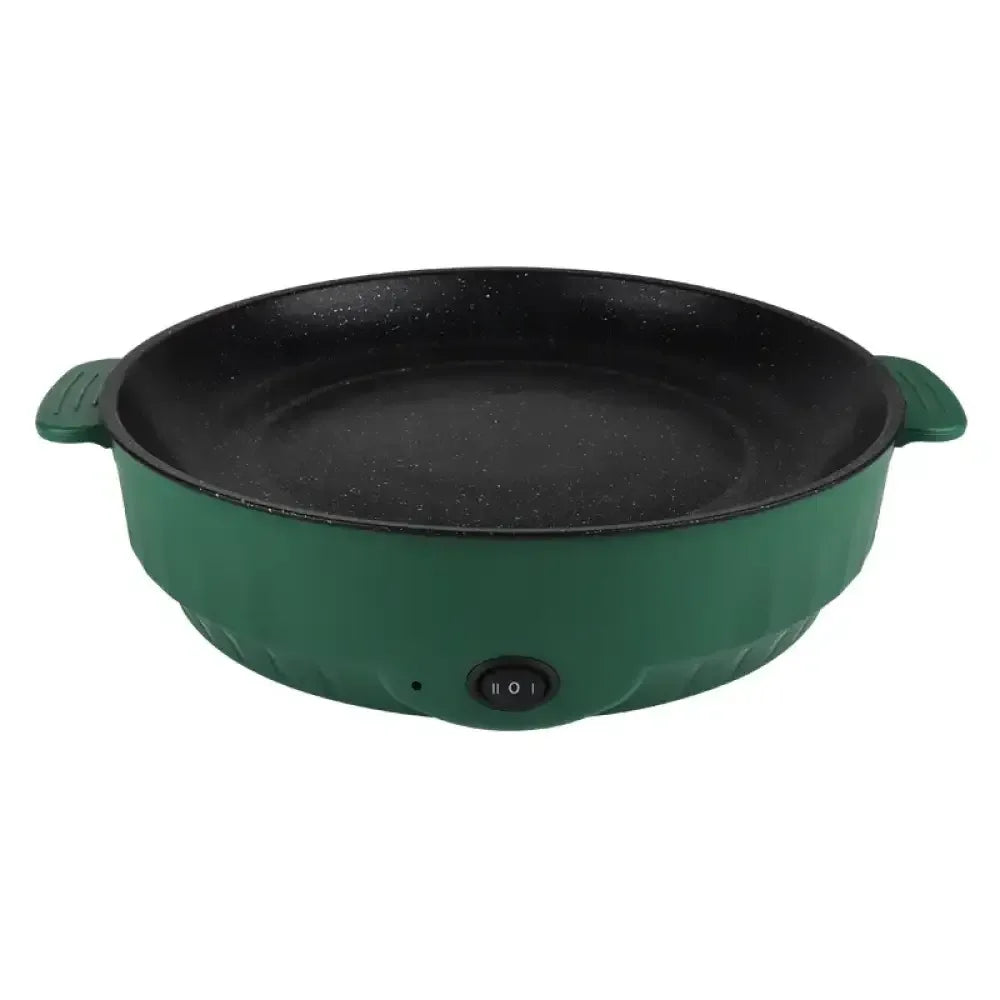 Electric Multi Cooker Frying Pan – 220V Non-Stick Electric Skillet for Barbecue, Steak, Fish, Omelette.