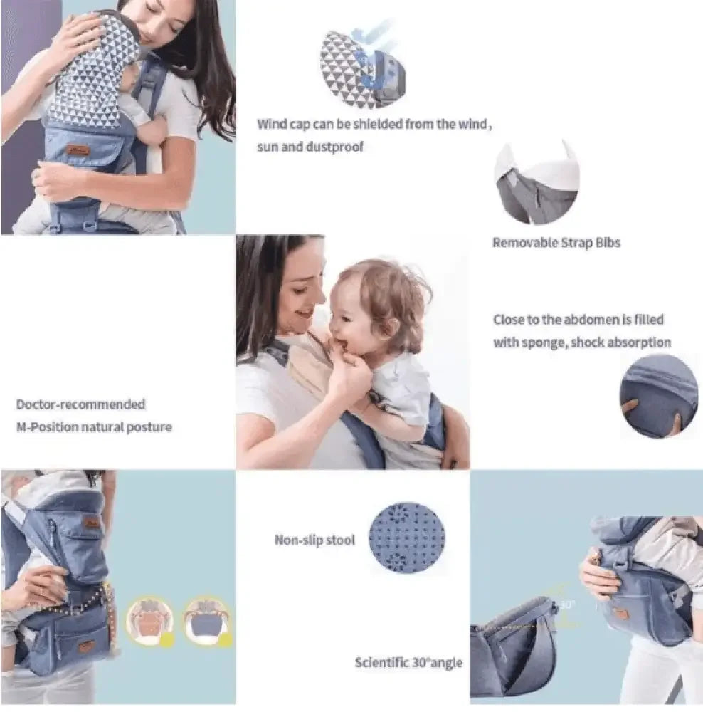 Ergonomic Hip seat Baby Carrier