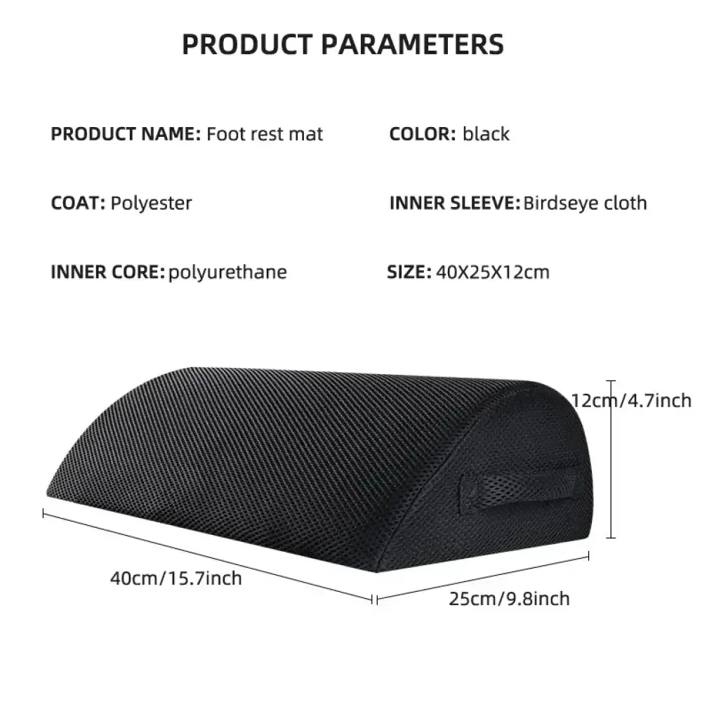 Ergonomic Memory Foam Footrest & Leg Lift Pillow | Office, Gaming & Home Comfort