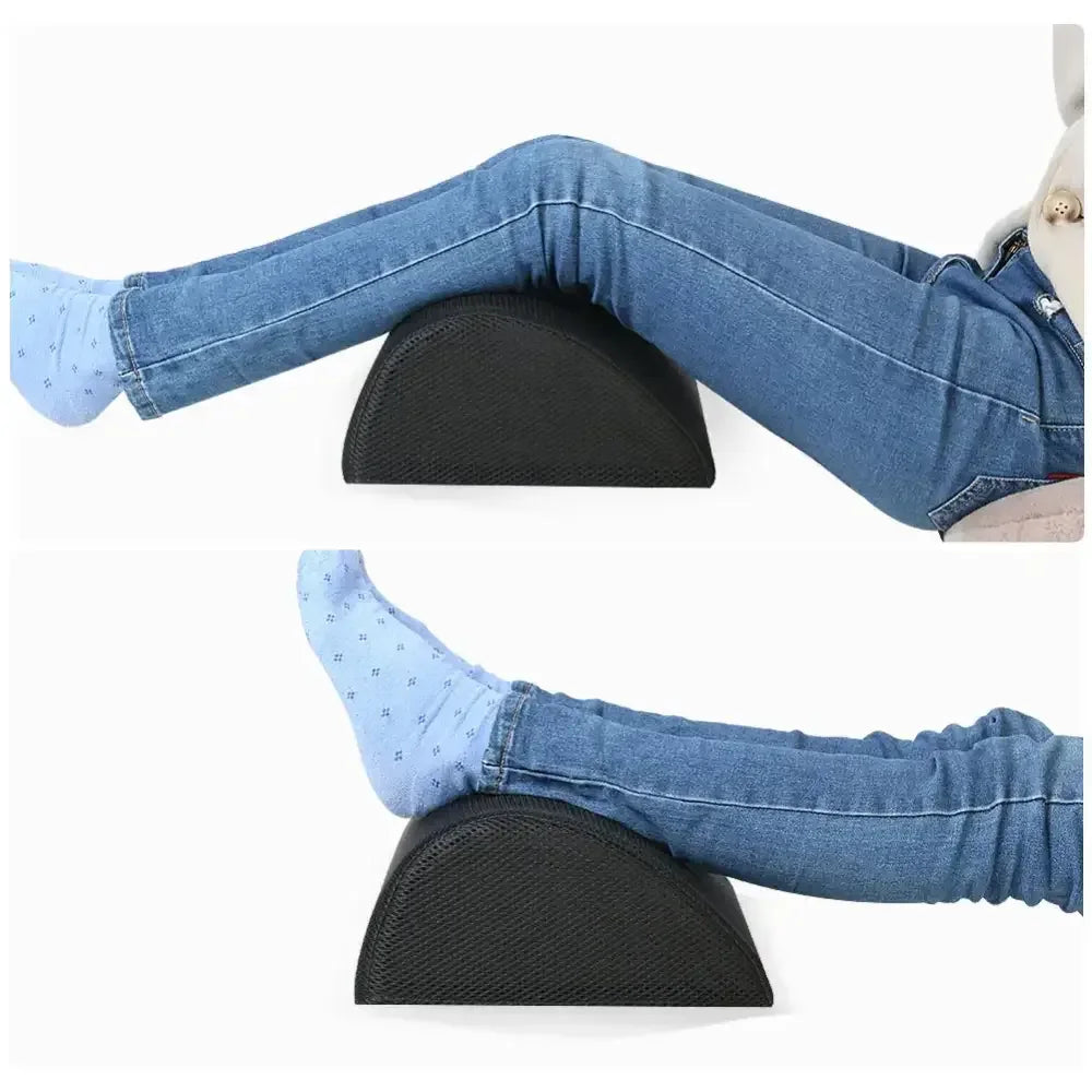 Ergonomic Memory Foam Footrest & Leg Lift Pillow | Office, Gaming & Home Comfort